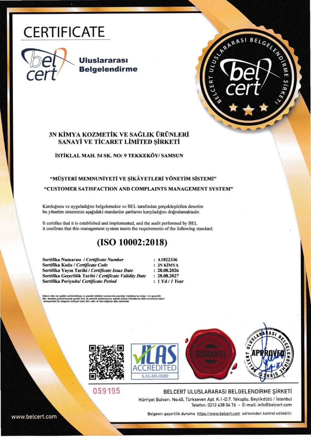 ISO 10002:2018
