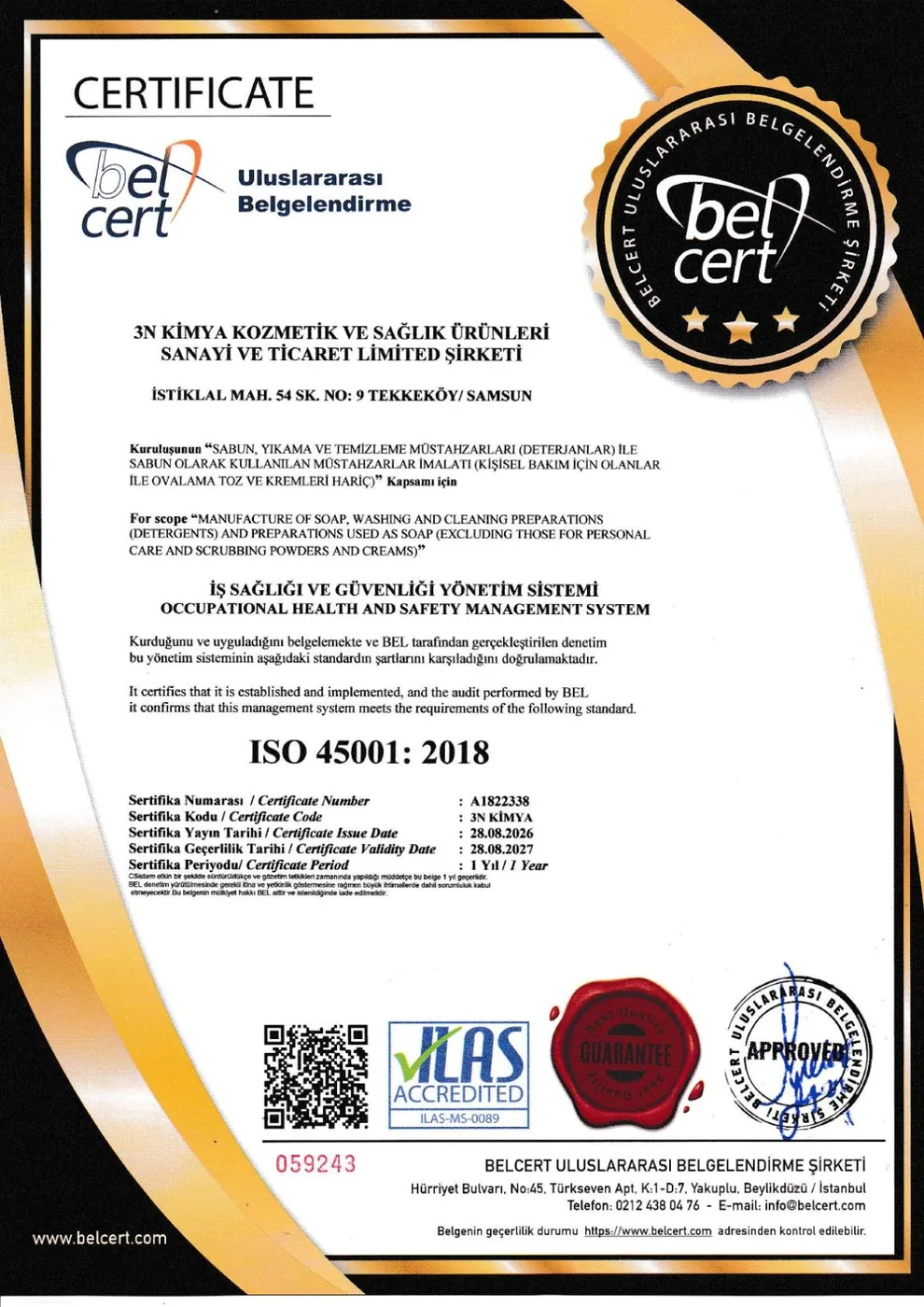 ISO 45001:2018